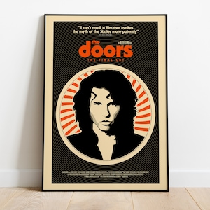 The Doors, Oliver Stone, Jim Morrison, 1991 - Poster di film vintage di alta qualità, carta semilucida premium