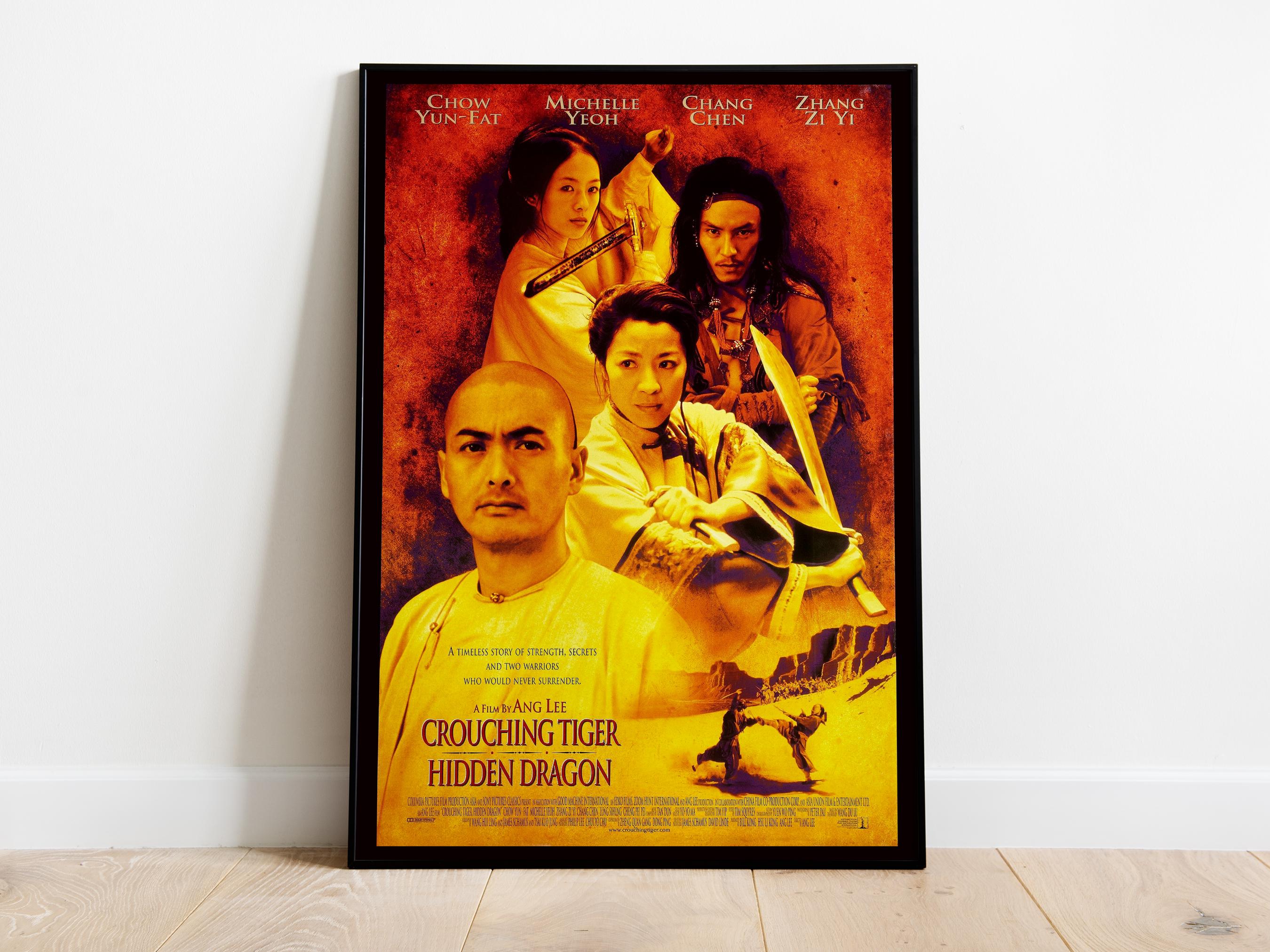 Crouching Tiger, Hidden Dragon, Ang Lee, 2000 - High Quality Movie Poster,  Premium Semi-glossy Paper - Etsy Israel