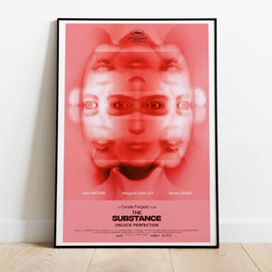 The Substance, Coralie Fargeat, Demi Moore, 2024 - Poster del film HQ, carta semi-lucida premium