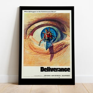 Deliverance, John Boorman, 1972 - Póster de película vintage restaurado, papel semibrillante de primera calidad