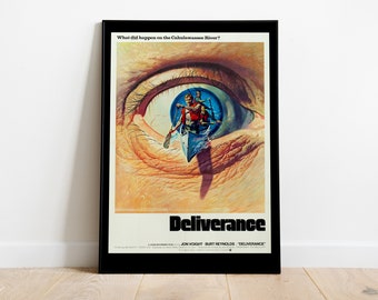 Deliverance, John Boorman, 1972 - Vintage Restored Movie Poster, Premium Semi-Glossy Paper