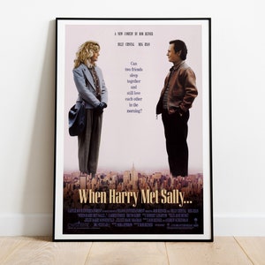 When Harry Met Sally..., Rob Reiner, Billy Crystal, Meg Ryan, 1989 - High Quality Cinema Movie Poster, Premium Semi-Glossy Paper