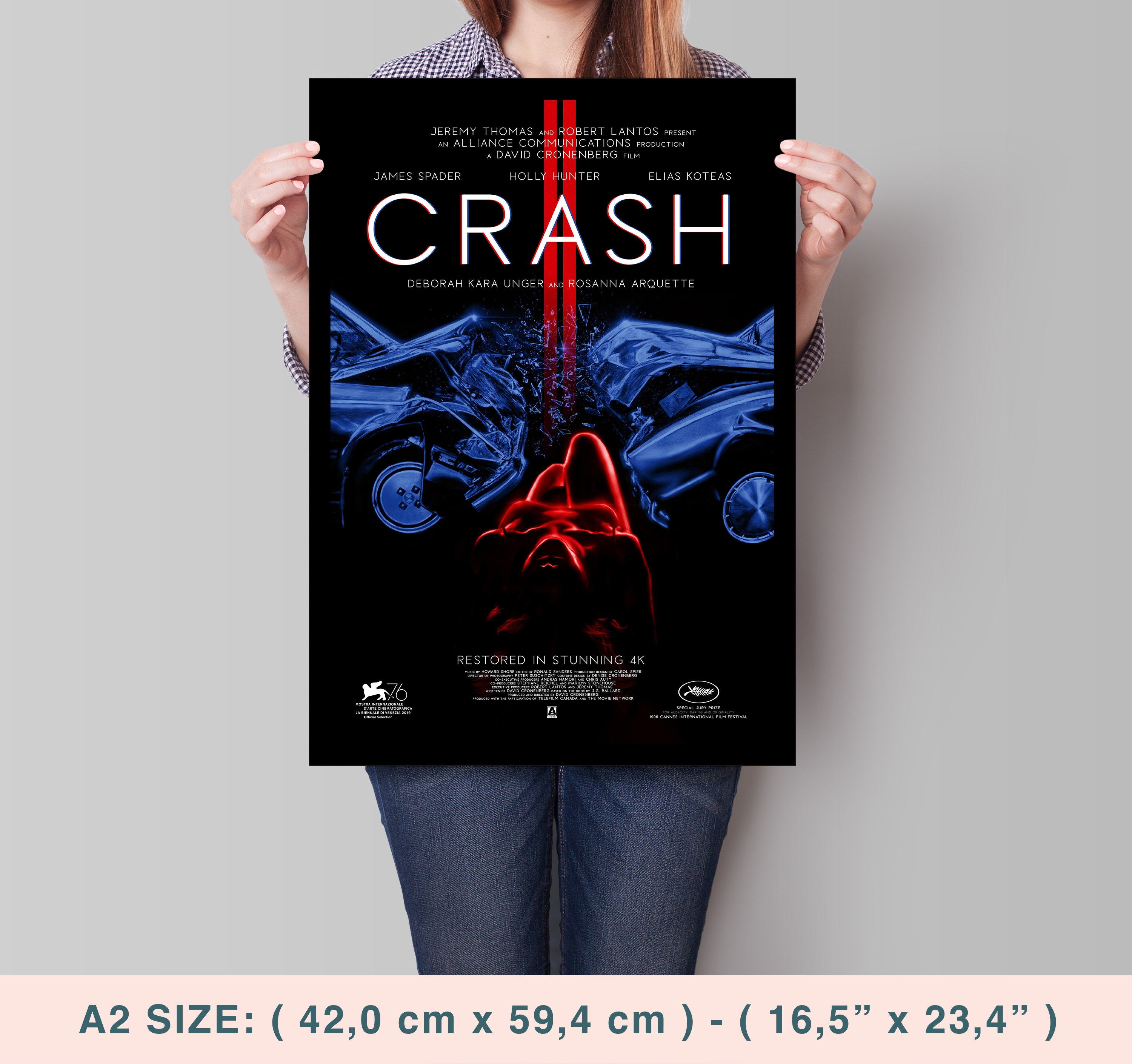 Crash, David Cronenberg, James Spader, 1996 - High Quality Vintage