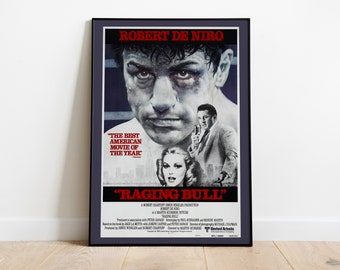 レイジング・ブル映画ポスター、ロバート・デ・ニーロ ジェイク