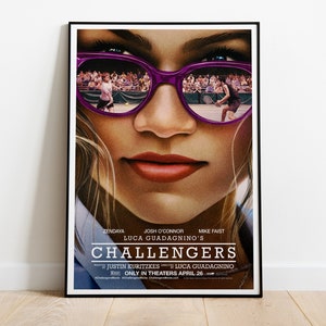 Challengers, Luca Guadagnino, Zendaya, 2024 - Póster de la película HQ, papel semibrillante premium