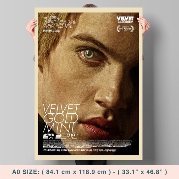 ベルベット・ゴールドマイン　USオリジナル映画ポスター ベルベット・ゴールドマイン、トッド・ヘインズ、ブライアン・スレイド
