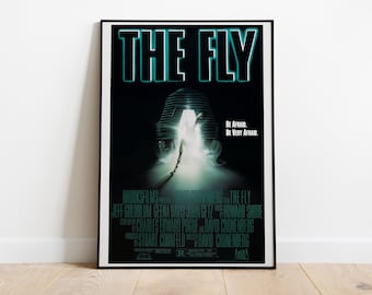 The Fly, David Cronenberg, Jeff Goldblum, 1986 - High Quality Movie Poster, Premium Semi-Glossy Paper