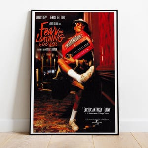 Paura e delirio a Las Vegas, Terry Gilliam, Johnny Depp, Benicio del Toro, 1998 - Poster di alta qualità, carta semi-lucida di alta qualità