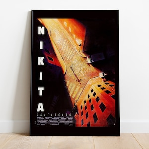 Nikita, Luc Besson, Anne Parillaud, 1990 - Vintage Cinema Movie Poster, Premium Semi-Glossy Paper
