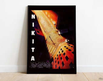 Nikita, Luc Besson, Anne Parillaud, 1990 - Vintage Cinema Movie Poster, Premium Semi-Glossy Paper
