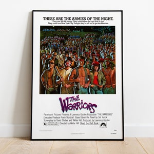 The Warriors, Walter Hill, 1979 - Póster de película vintage de alta calidad, papel semibrillante de primera calidad