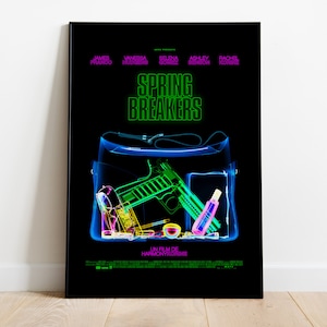 Spring Breakers, Harmony Korine, James Franco, Vanessa Hudgens, Selena Gomez, 2012 - Poster del film di alta qualità, carta semilucida di alta qualità