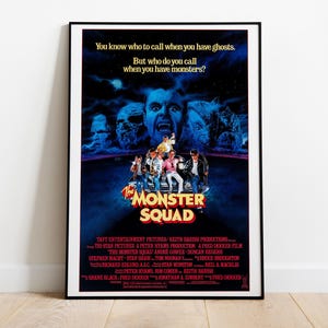 The Monster Squad, Fred Dekker, 1987, Poster cinematografico di alta qualità, carta semi-lucida di alta qualità