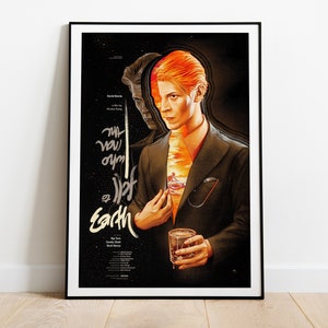 The Man Who Fell to Earth, Nicolas Roeg, David Bowie, 1976 - High Quality Vintage Retro Movie Poster, Premium Semi-Glossy Paper