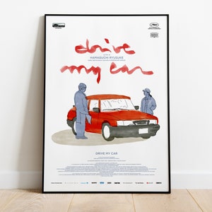 Drive My Car, Ryusuke Hamaguchi, 2021 - Hochwertiges Filmposter, Premium-Halbglanzpapier