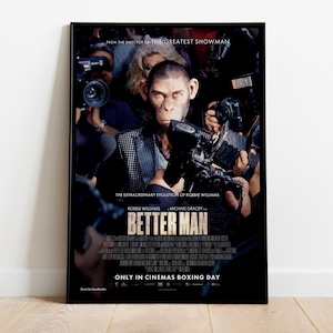 Better Man, Robbie Williams, 2024 - Poster di film di alta qualità, carta semi-lucida premium