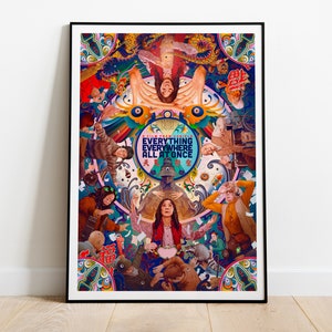 Everything Everywhere All at Once, Daniels, 2022 - High Quality Movie Poster, Premium Semi-Glossy Paper
