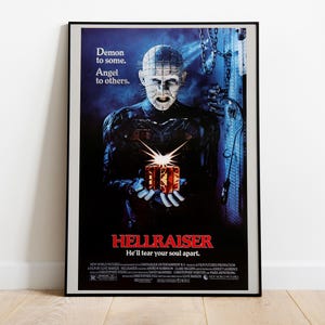 Hellraiser, Clive Barker, 1987, High Quality Movie Poster, Premium Semi-Glossy Paper