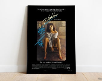 レア‼️映画「フットルース」ポスター　※出演　ケヴィン・ベーコン フットルース (1984) ケビン・ベーコン カルト映画ポスター復刻