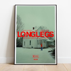 Longlegs, Osgood Perkins, Maika Monroe, Nicolas Cage, 2024 - Poster del film HQ, carta semi-lucida di alta qualità