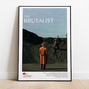 The Brutalist, Brady Corbet, Adrien Brody 2024 - Poster del film HQ, carta semi-lucida premium