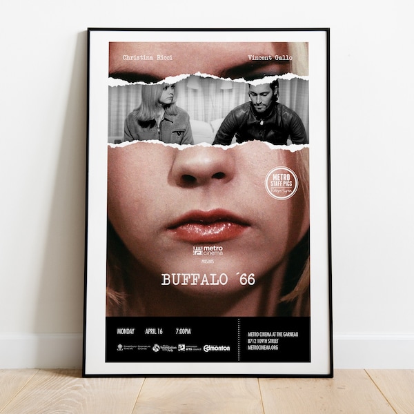 Buffalo '66, Vincent Gallo, Christina Ricci, 1998 - High Quality Movie Poster, Premium Semi-Glossy Paper