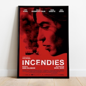 Incendies, Denis Villeneuve, 2010 - High Quality Movie Poster, Premium Semi-Glossy Paper