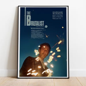 The Brutalist , Brady Corbet, Adrien Brody 2024 - KYPoster auf Premium Semi-Glossy Paper