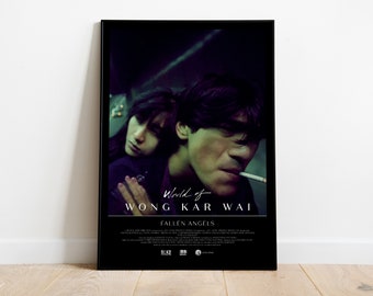 Fallen Angels, Wong Kar-wai, Leslie Cheung, 1995 - HQ Retro Movie Poster, Premium Semi-Glossy Paper