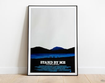 Stand by Me, Rob Reiner, Stephen King, 1986 - Vintage Movie Poster, Premium Semi-Glossy Paper