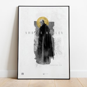 Andrei Rublev, Andrei Tarkovsky, 1966 - Poster cinematografico di alta qualità, carta semi-lucida di alta qualità