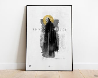 Andrei Rublev, Andrei Tarkovsky, 1966 - Póster de película de alta calidad, papel semibrillante premium