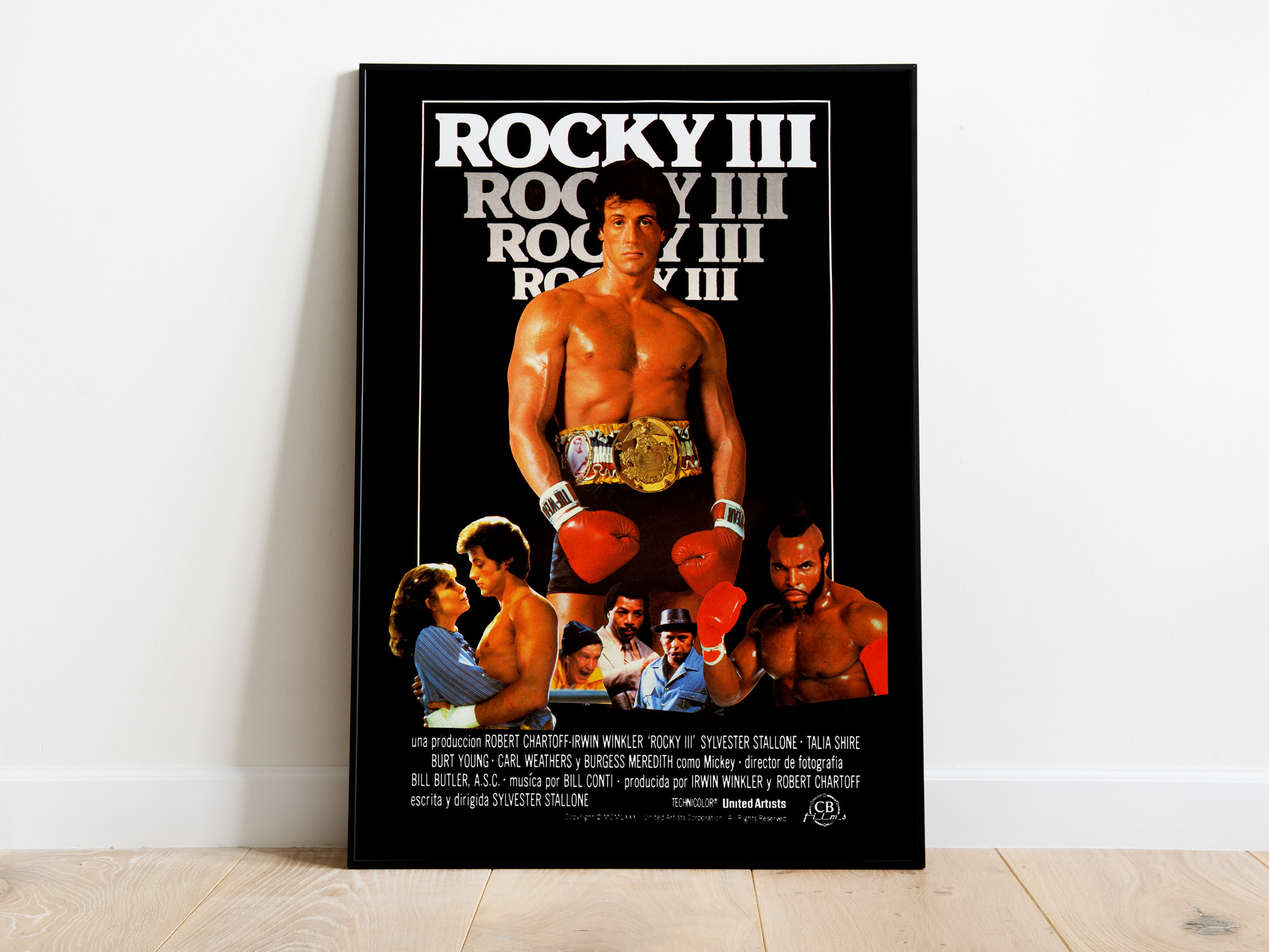Sylvester Stallone Rocky Balboa Rocky 4 Art Print 12x14 Signed and Dated  Bill Pruitt 