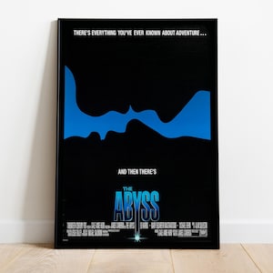 The Abyss, James Cameron, Ed Harris, 1989 - Poster cinematografico HQ, carta semi-lucida di alta qualità
