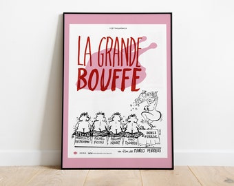 Affiche Film La Grande Bouffe - Poster Vintage 42x60cm - Qualité HD