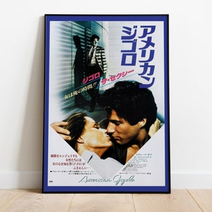 American Gigolo, Paul Schrader, Richard Gere, 1980 - High Quality Vintage Movie Poster, Premium Semi-Glossy Paper