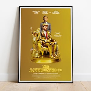 The Apprentice, Ali Abbasi, Sebastian Stan, 2024 - Poster cinematografico HQ, carta semi-lucida premium