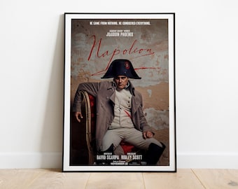 Napoleon, Ridley Scott, Joaquin Phoenix, Vanessa Kirby, 2023 - HQ Movie Poster, Premium Semi-Glossy Paper