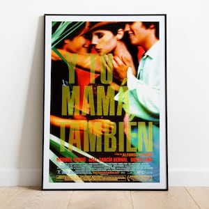 Y Tu Mamá También, Alfonso Cuarón, 2001 - Póster de película vintage de alta calidad, papel semibrillante premium