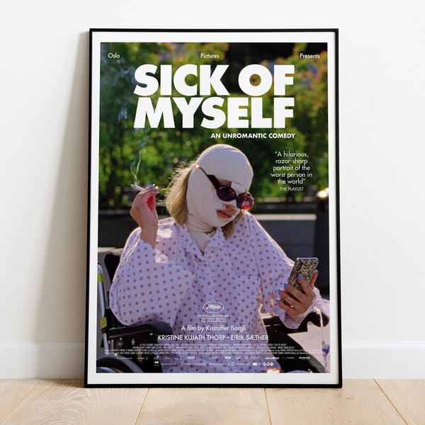 Sick of Myself, Kristoffer Borgli, 2022 - lobendes Plakat, Premium Semi-Glossy Paper