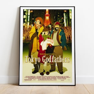 Tokyo Godfathers, Satoshi Kon, 2003 - High Quality Movie Poster, Premium Semi-Glossy Paper