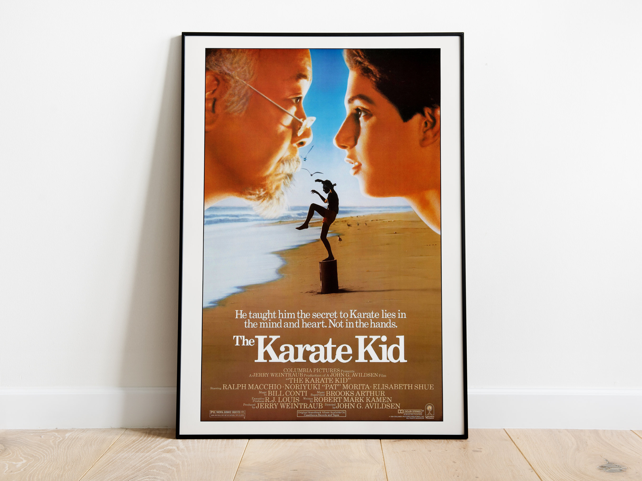 The Karate Kid, John G. Avildsen, Ralph Macchio, 1984 - HQ retro vintage  filmposter, premium halfglanzend papier - Etsy België, image size:2700x2025
