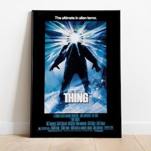 The Thing, John Carpenter, Kurt Russel, 1982 - Poster cinematografico di alta qualità, carta semi-lucida di alta qualità
