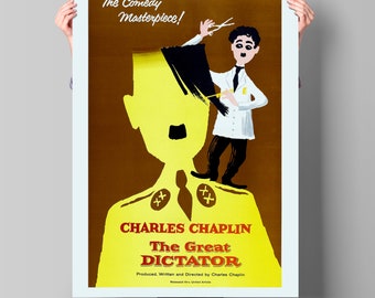 独裁者、チャーリー・チャップリン、1940年 - 高品質ヴィンテージ映画