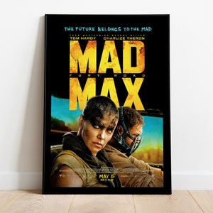 Mad Max: Fury Road, George Miller, 2015 - Poster di film vintage di alta qualità, carta semilucida premium