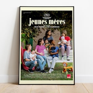 Giovani madri, Jeunes mères, Jean-Pierre e Luc Dardenne, 2025 - Poster del film di alta qualità, carta semilucida Premium