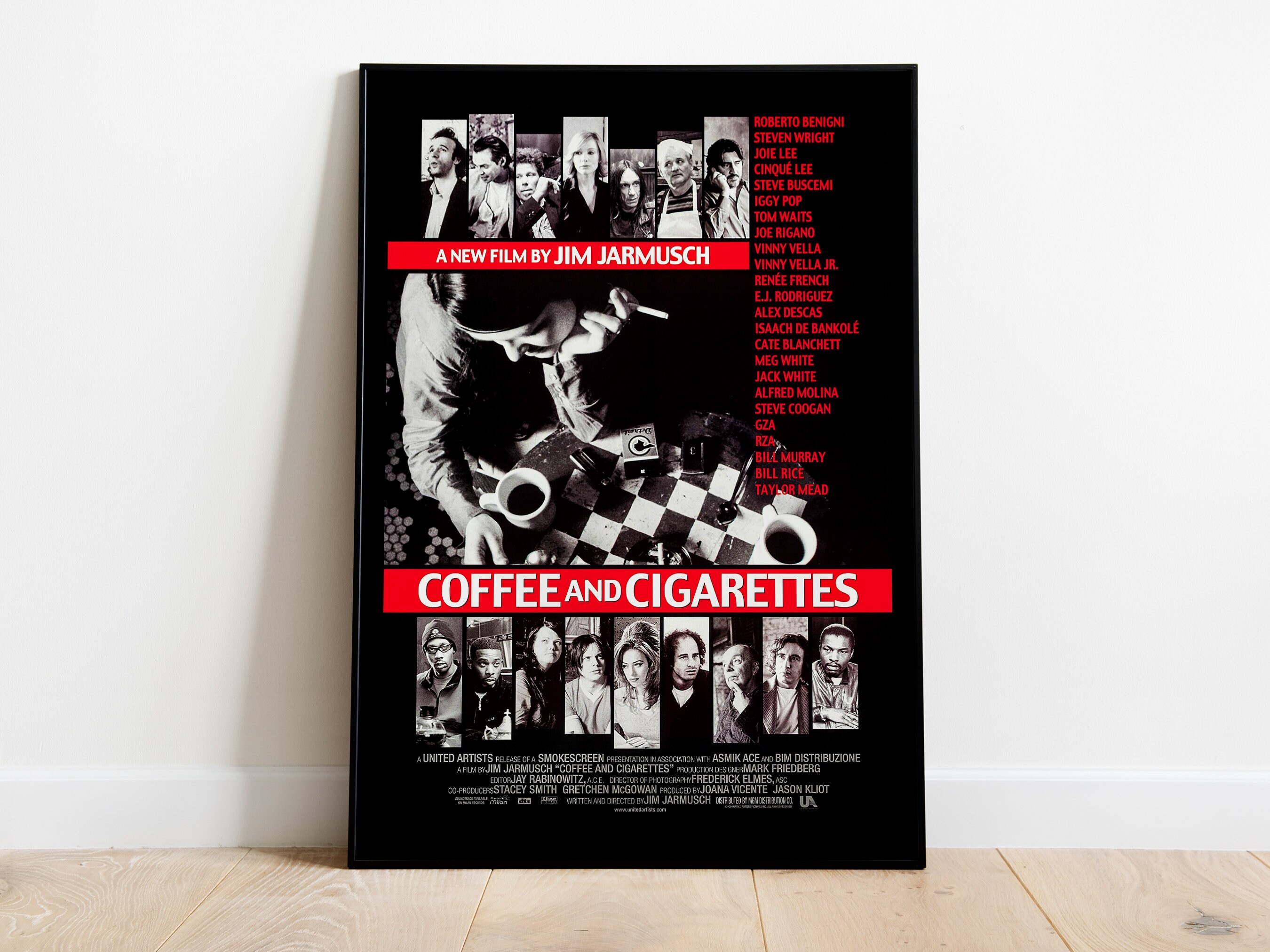 Coffee and Cigarettes, Jim Jarmusch, Roberto Benigni, Bill Murray, Iggy Pop, 2003 HQ Movie Poster, Premium Semi-glossy Paper - Etsy Coffee and Cigarettes, Jim Jarmusch, Roberto Benigni, Bill Murray, Iggy Pop, 2003 HQ Movie Poster, Premium Semi-glossy Paper - Etsy
