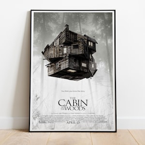 The Cabin in the Woods, Drew Goddard, Kristen Connolly, 2011 - Poster del film HQ, carta semi-lucida di alta qualità
