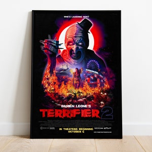 Terrifier 2, Damien Leone, 2022 - Poster del film HQ, carta semilucida Premium