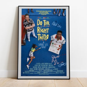 Do the Right Thing, Spike Lee, 1989 - Hochwertiges Filmplakat, Premium-Halbglanzpapier